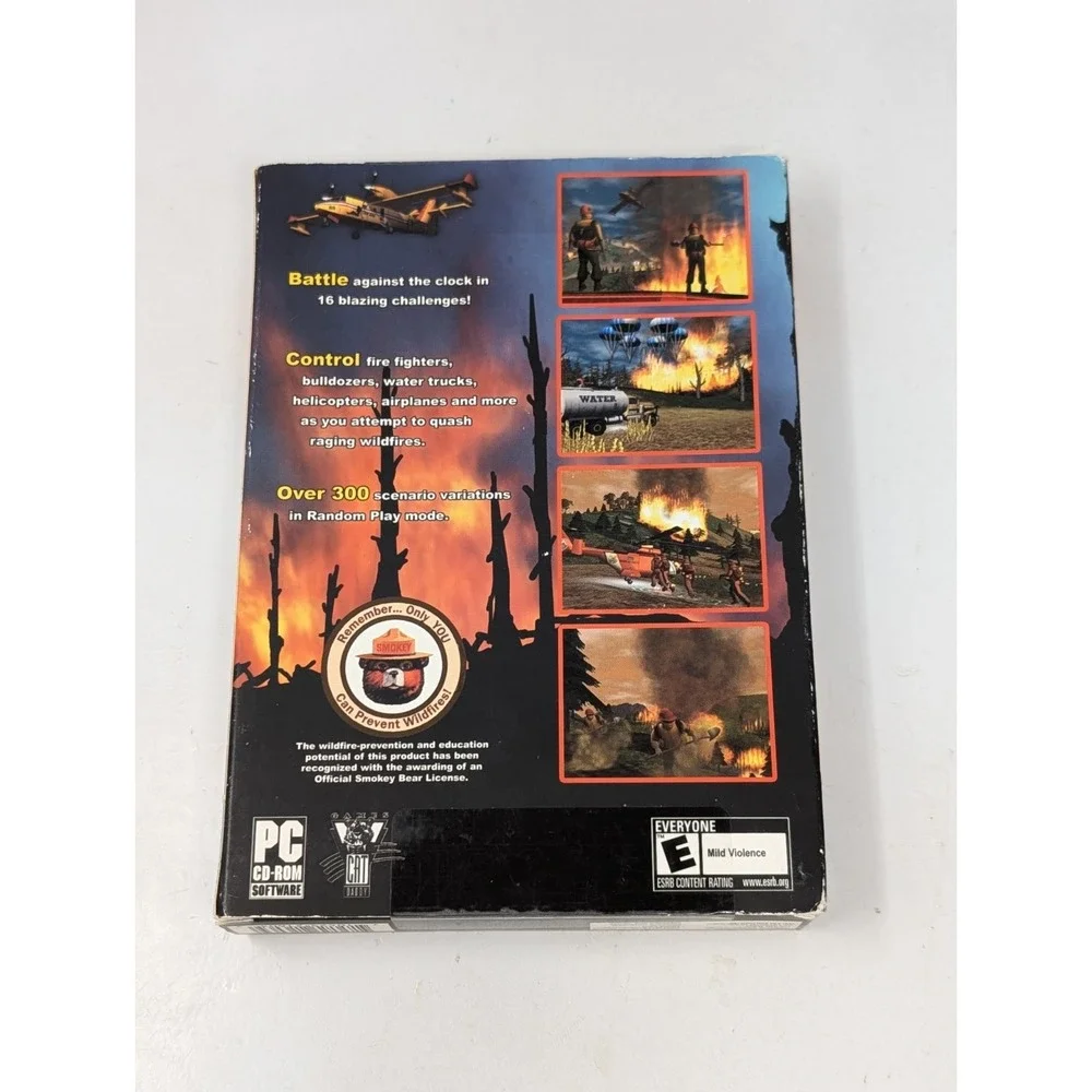 Wildfire PC Game Cat Daddy Games 2004 Firefighting Firefighter NEW‎ SEALED BOX
